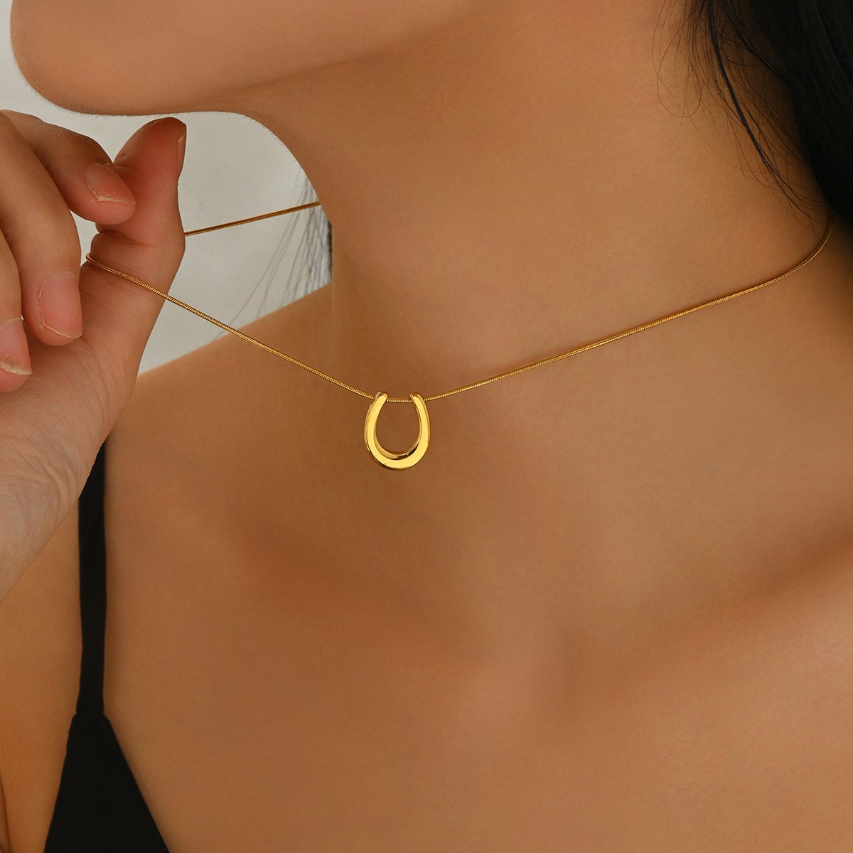 Modern Minimalist Stainless Steel Necklace
