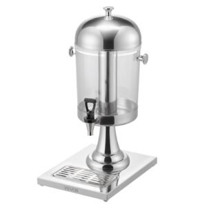Drink Dispenser 2.1 Gal Beverage Dispenser For Parties With Spigot Tray