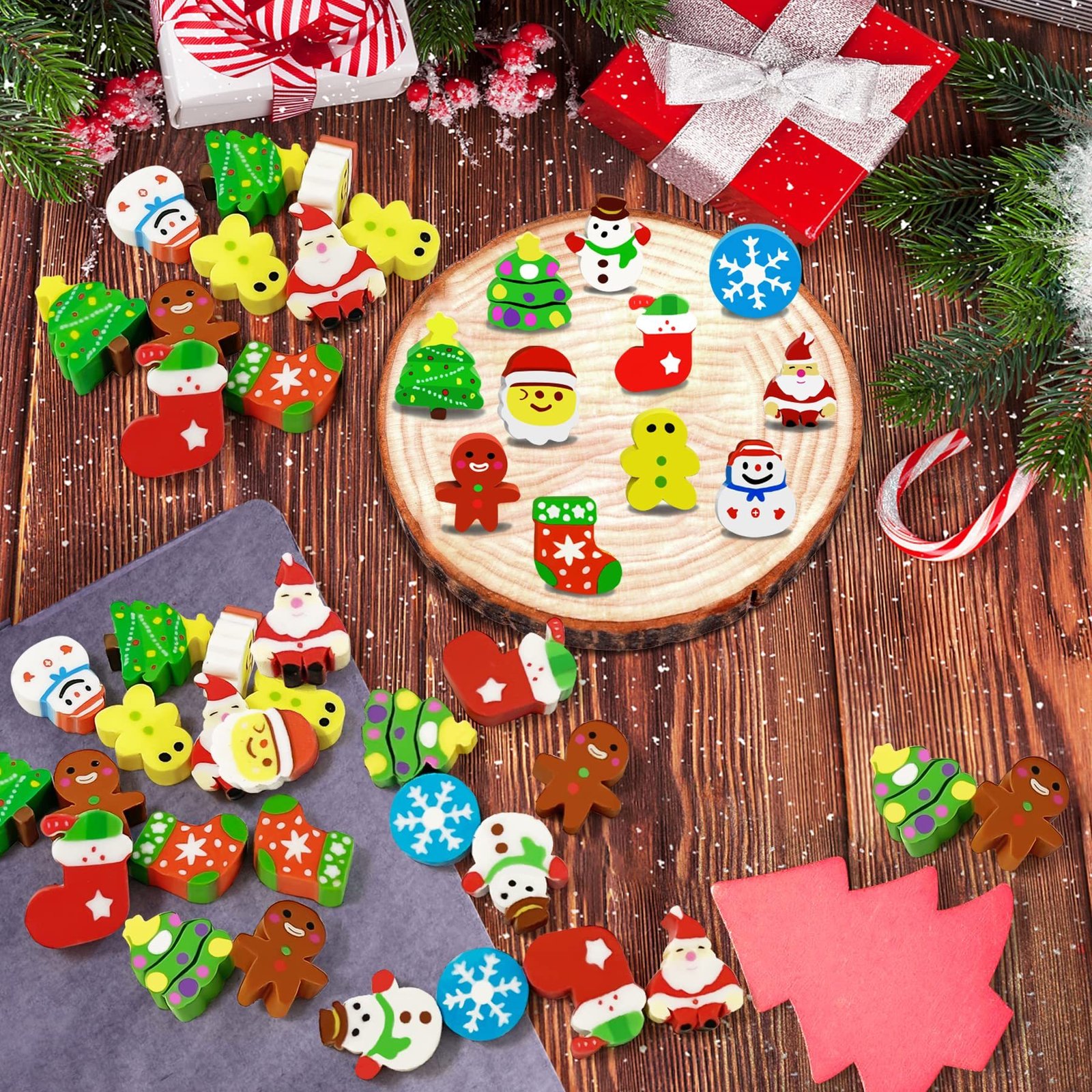 150 Pieces Of Children's Christmas Mini Erasers, Cute Little Animal Erasers-Ban On Selling On Amazon - Image 7
