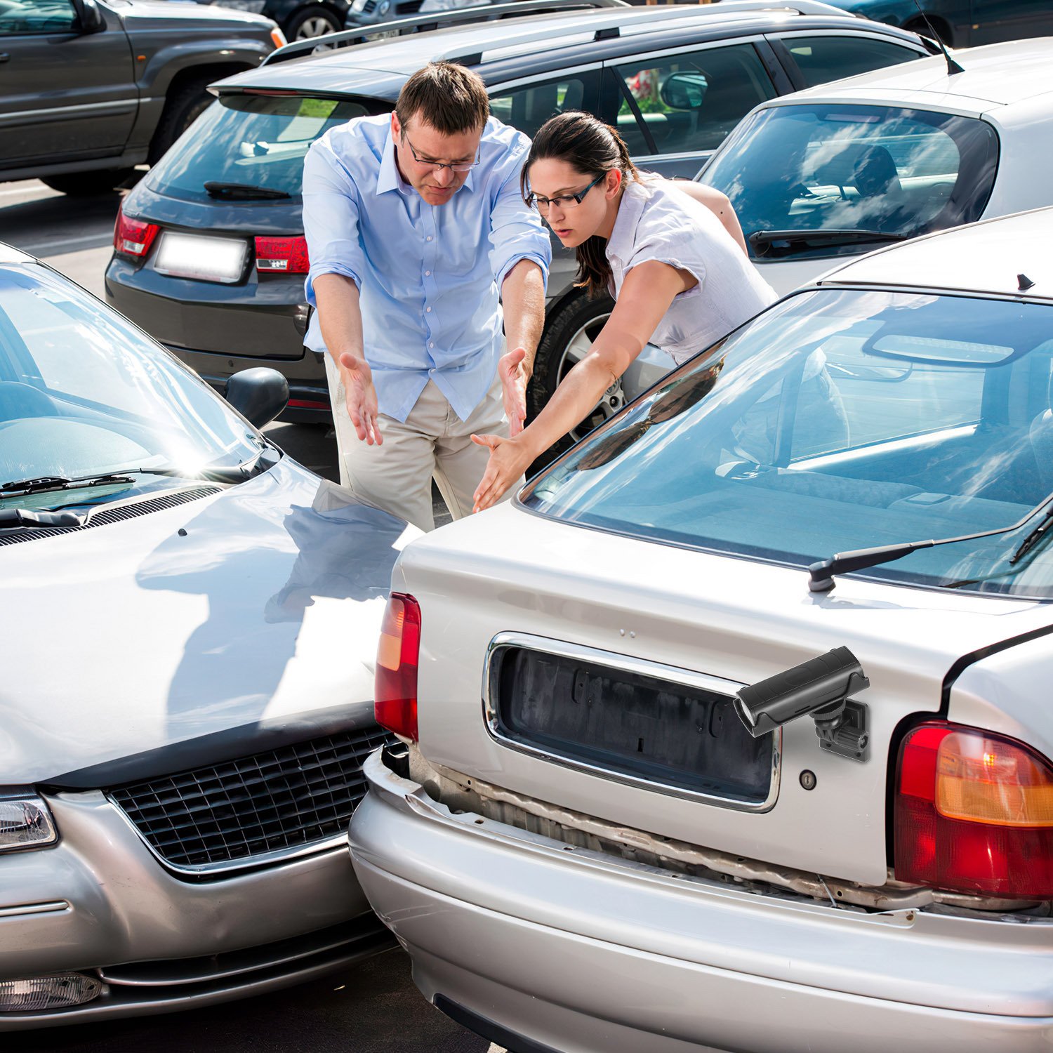 1Pc Wireless Camera Reverse Hitch Guide Camera Vehicle Backup Rechargeable Camera With Flexible Adhesive Base Night Vision For Car RVs Trailer Truck - Image 9