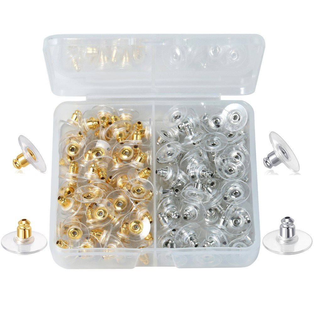 Earrings with Rubber Stoppers - Image 9