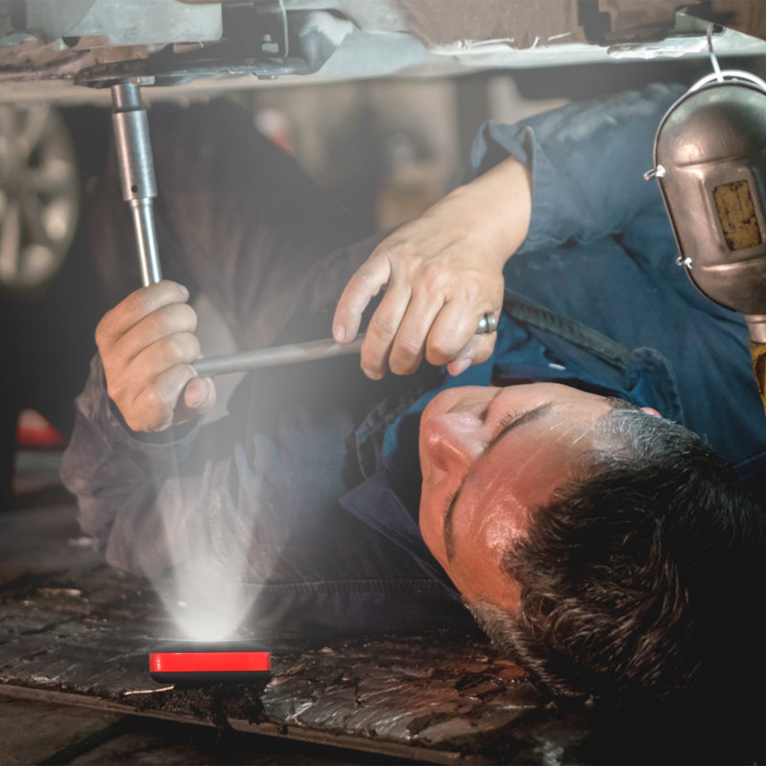 1Pc Magnetic LED Work Light With Hook Compact Flashlight For Camping Hiking Emergency - Image 8