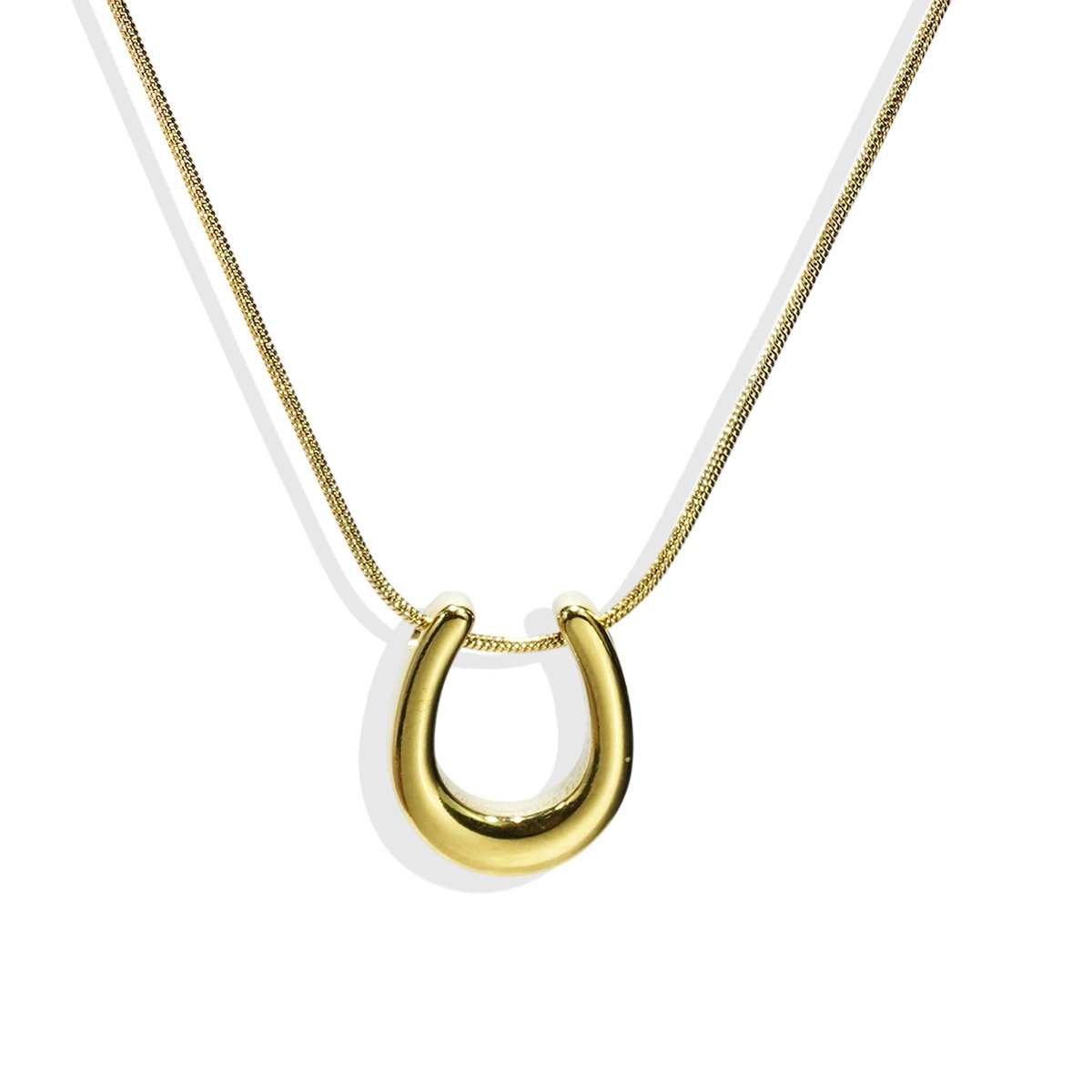 Modern Minimalist Stainless Steel Necklace - Image 2