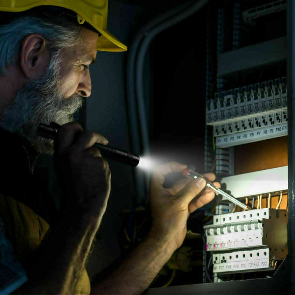 Tactical Flashlight Small LED Torch Light Mini Super Bright Penlight Work Light - Image 5