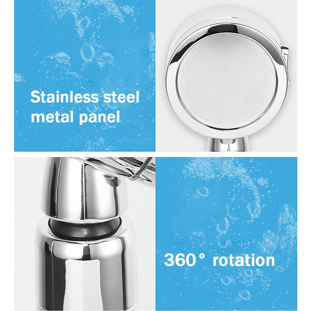 Shower Head,Filter Filtration High Pressure Water Saving 3Mode Soften Save Water - Image 10