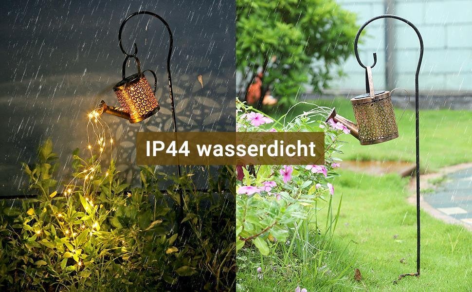 2-Pack LED Watering Can Solar String Lights Outdoor Solar Decorative Lights - Image 3
