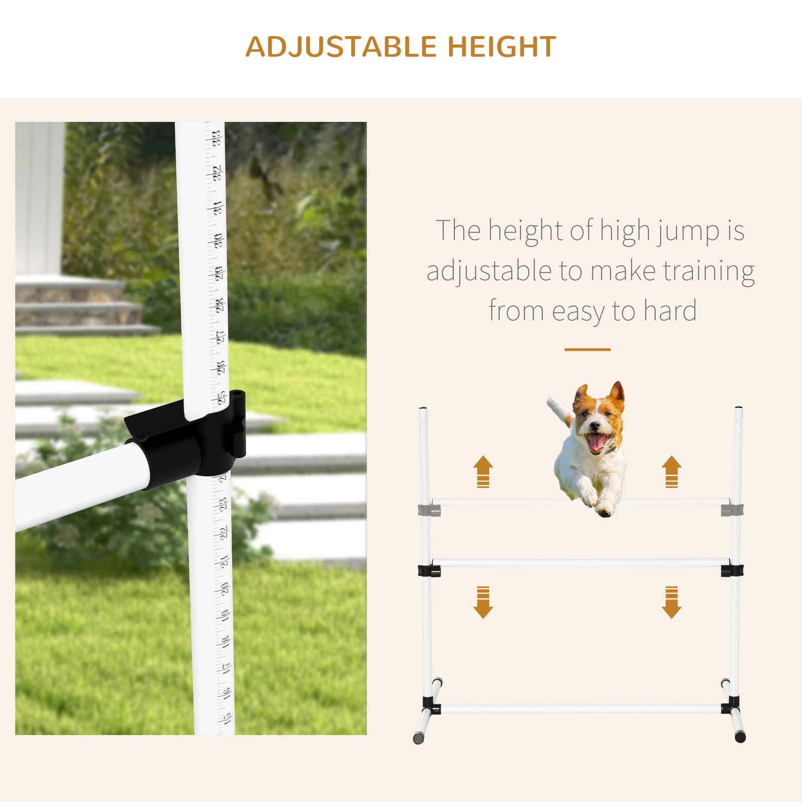 4-piece Dog Agility Training Equipment With Height-adjustable Jumping Poles - Image 5