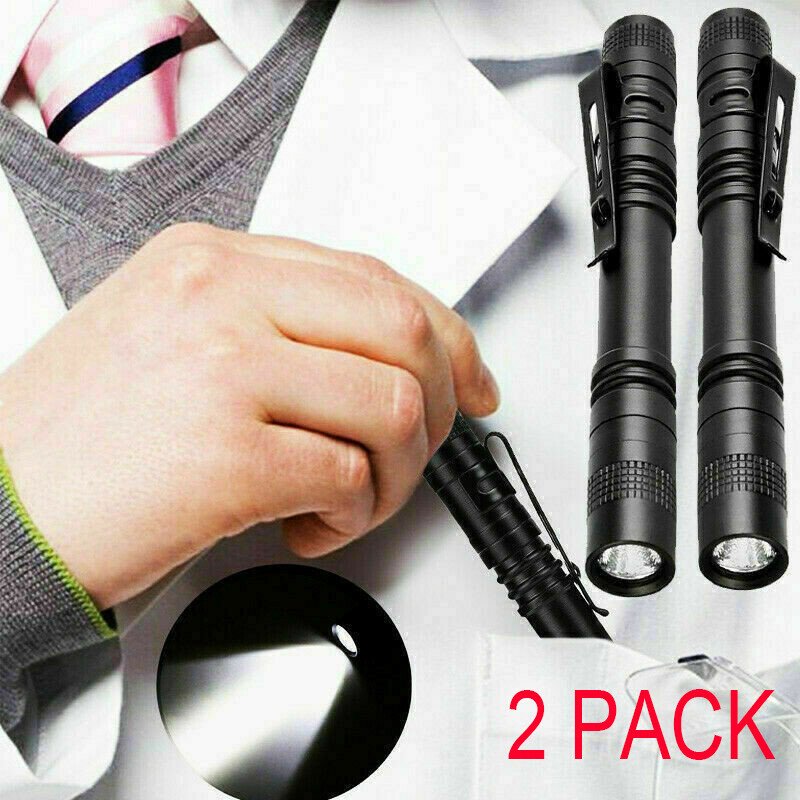 Tactical Flashlight Small LED Torch Light Mini Super Bright Penlight Work Light - Image 2