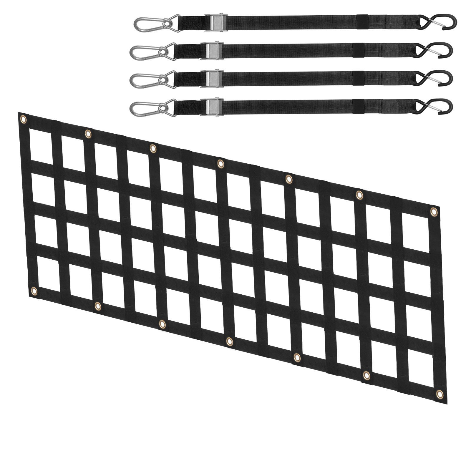 Tailgate Net Pickup Truck Tailgate Net 60" X 18" For Full Size Trucks