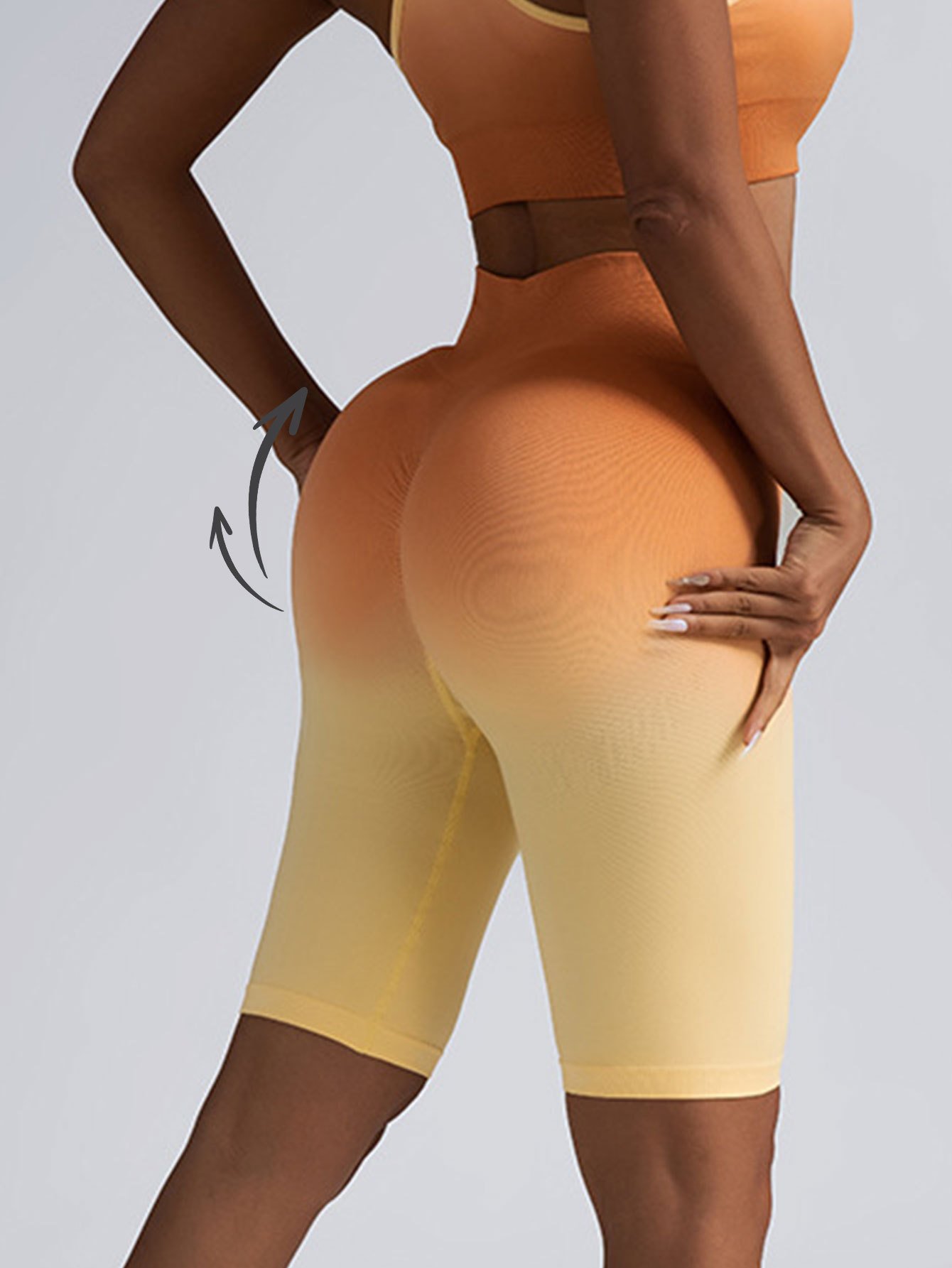 3 Pack Women Workout Shorts Scrunch Shorts Seamless High Waisted Contour Gym Yoga Biker Shorts - Image 5