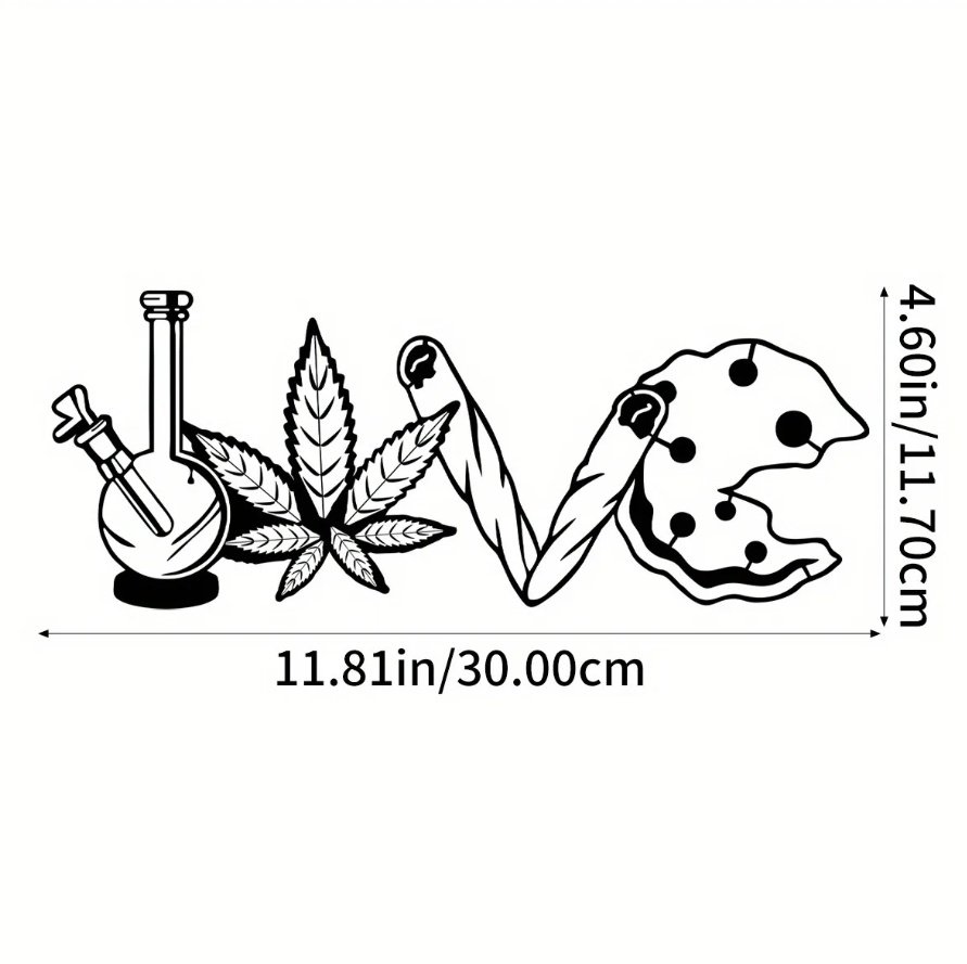 LOVE Metal Letter Wall Pendant - Versatile Decor For Living Room, Bedroom - Image 3