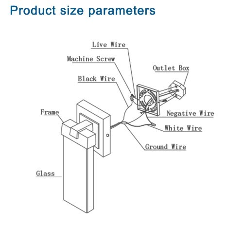 Outdoor Waterproof Transparent LED Crystal Wall Light Supports Many Types Of Bulb-2 Packs Unavailable Platforms- Temu - Image 7
