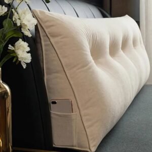 Triangle Reading Cushion With A Button 150x50x20cm