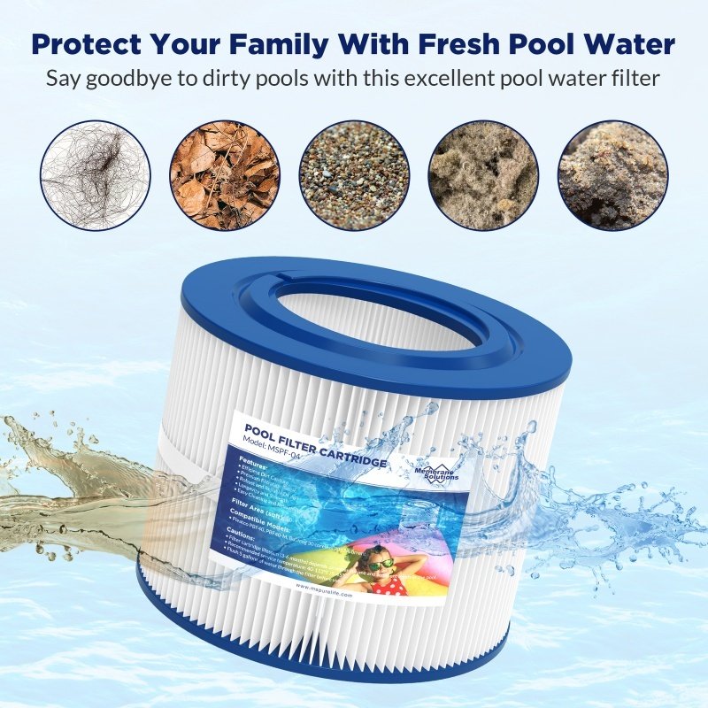 2 Pack PBF40M Spa Filter, PBF40 Hot Tub Filter Replacement, Compatible With Pleatco PBF40 And PBF40-M, Compatible With Bullfrog Wellspring 30 Coreless 10-00282 Filter - Image 6