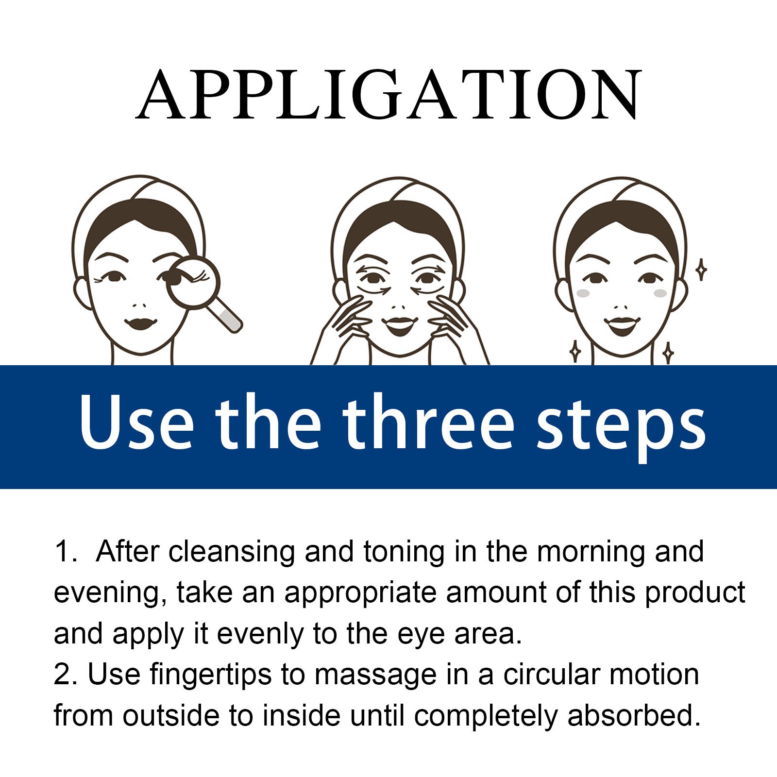 EELHOE Collagen Black Circle Eye Cream, Reduces Lines Moisturizes And Repairs Skin Eye Cream - Image 7