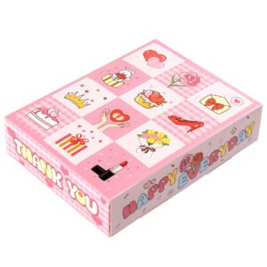15PCS Bakery Gift Boxes With Dividers 12 Cell Paper Gift Box