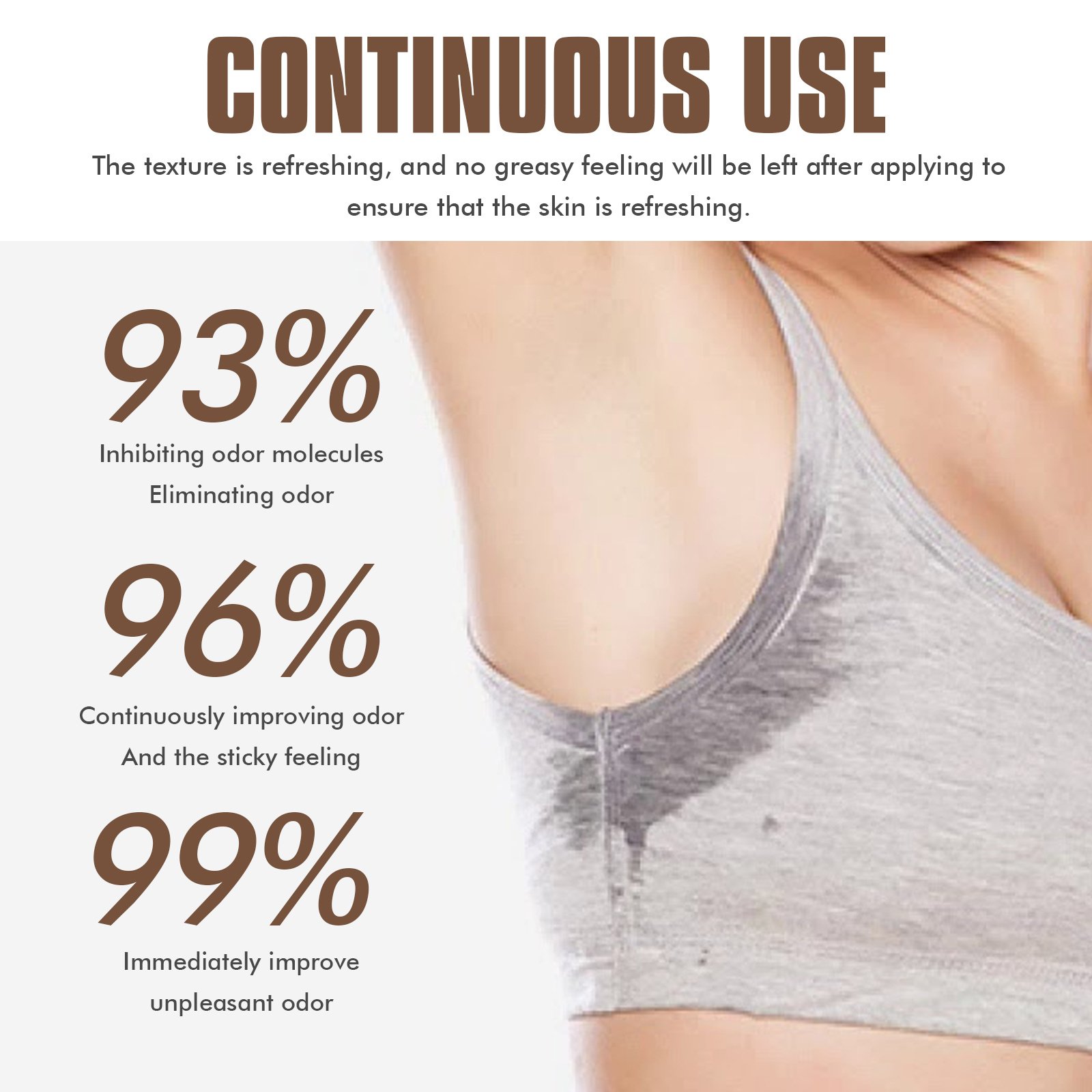 OceAura Whole Body Deodorant, Clean Armpit Sweat Odor Mild Refreshing Deodorant Stick - Image 2