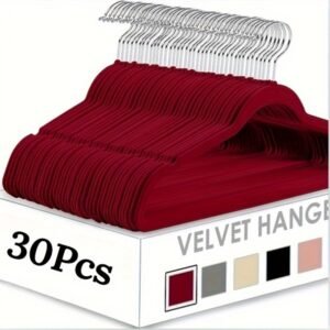 Flocked Hangers 30pc