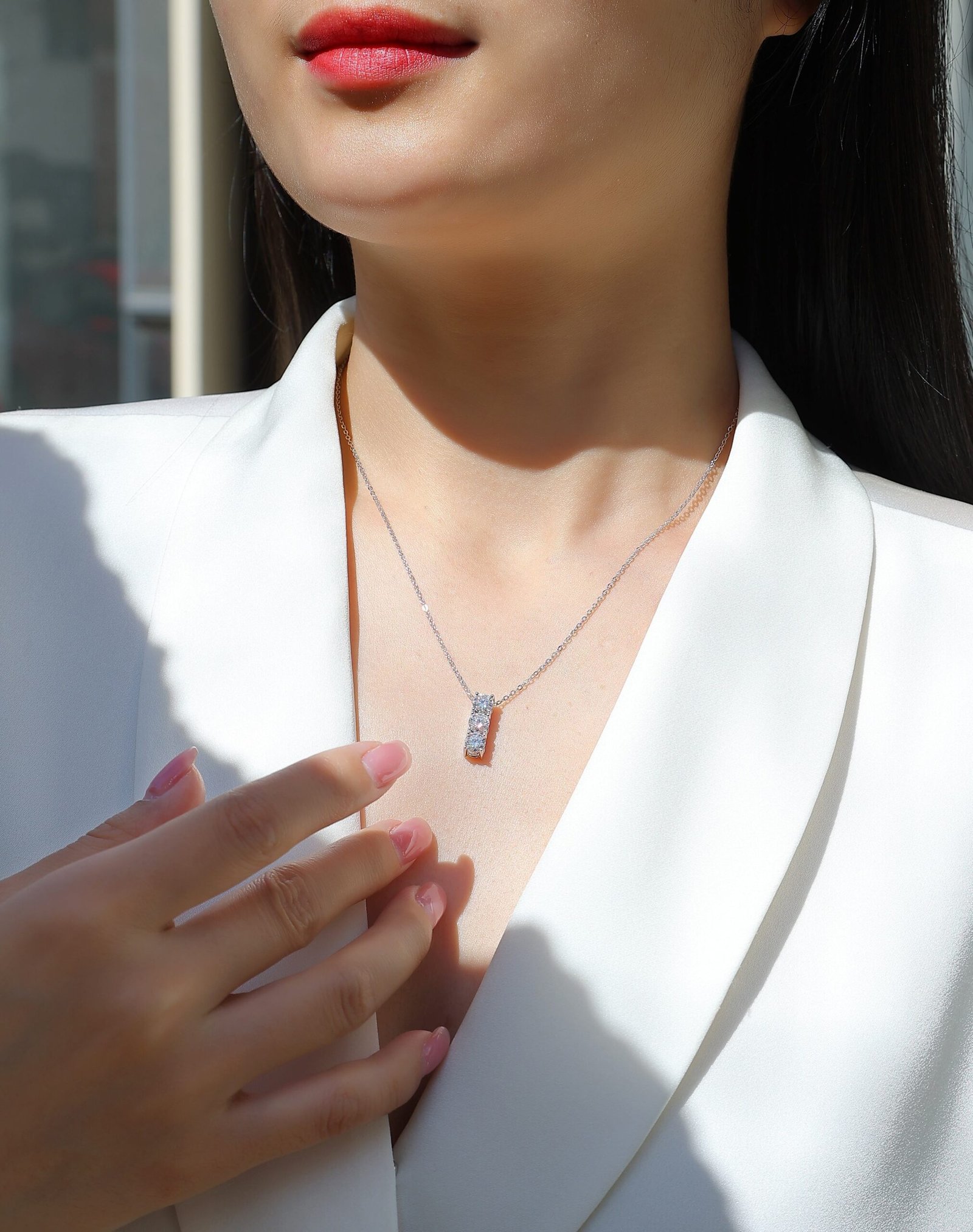 0.5 Carat Moissanite Pendant - Image 5