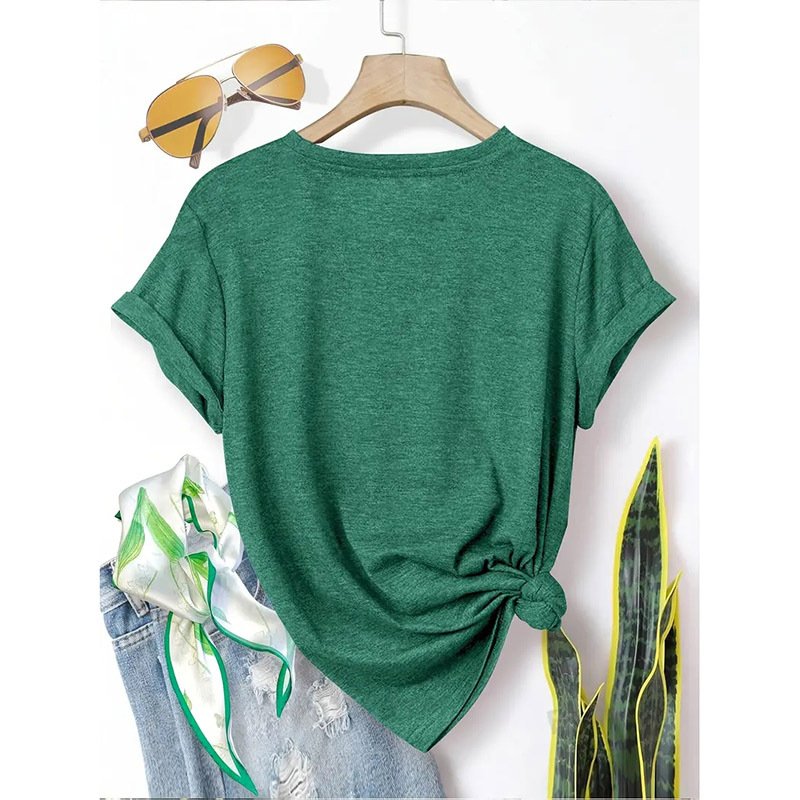 3 Pack Womens T-Shirts - Short Sleeve Spring Summer Tops Crew Neck Trendy Casual Basic Tees - Image 2