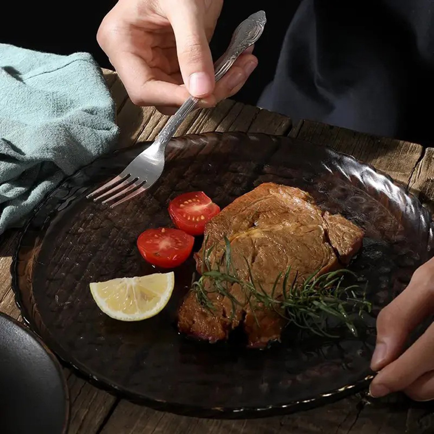 Deluxe Premium Cutlery Flatware Set For The Home - Stainless Steel Cutlery Service With 1 Dinner Fork, 1 Dinner Knife, 1 Dinner Spoon And 1 Tea Spoon - Durable, Elegant And Rust-resista - Image 10