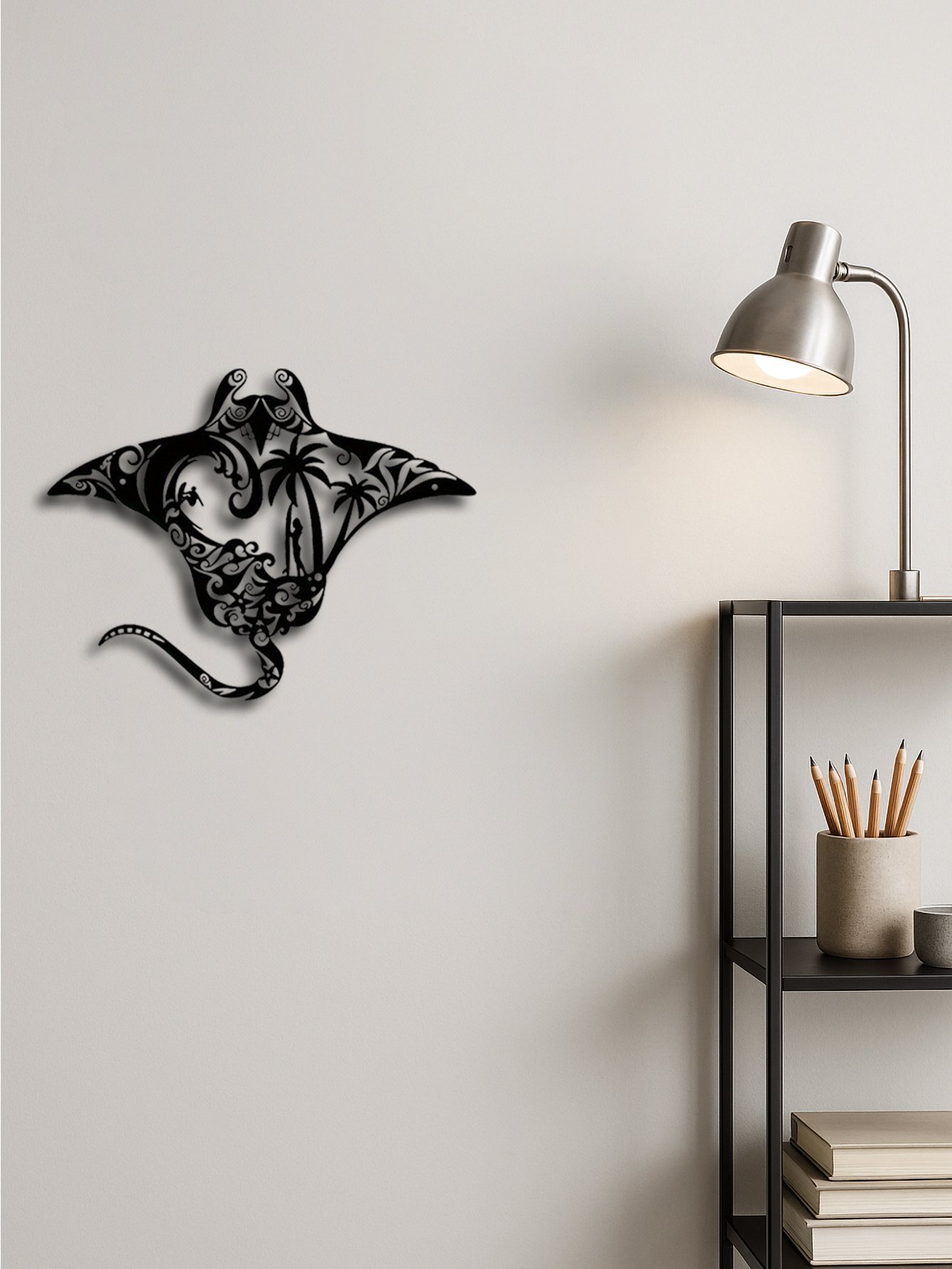 Coastal Metal Wall Art,Nautical Beach Decor For Living Room, Bedroom, Bathroom - Image 4