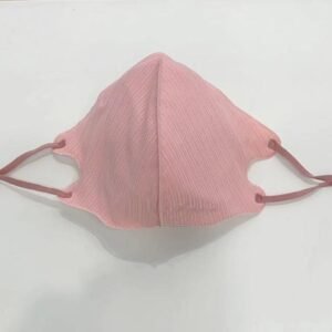 3D Striped Mask-Pink 4003