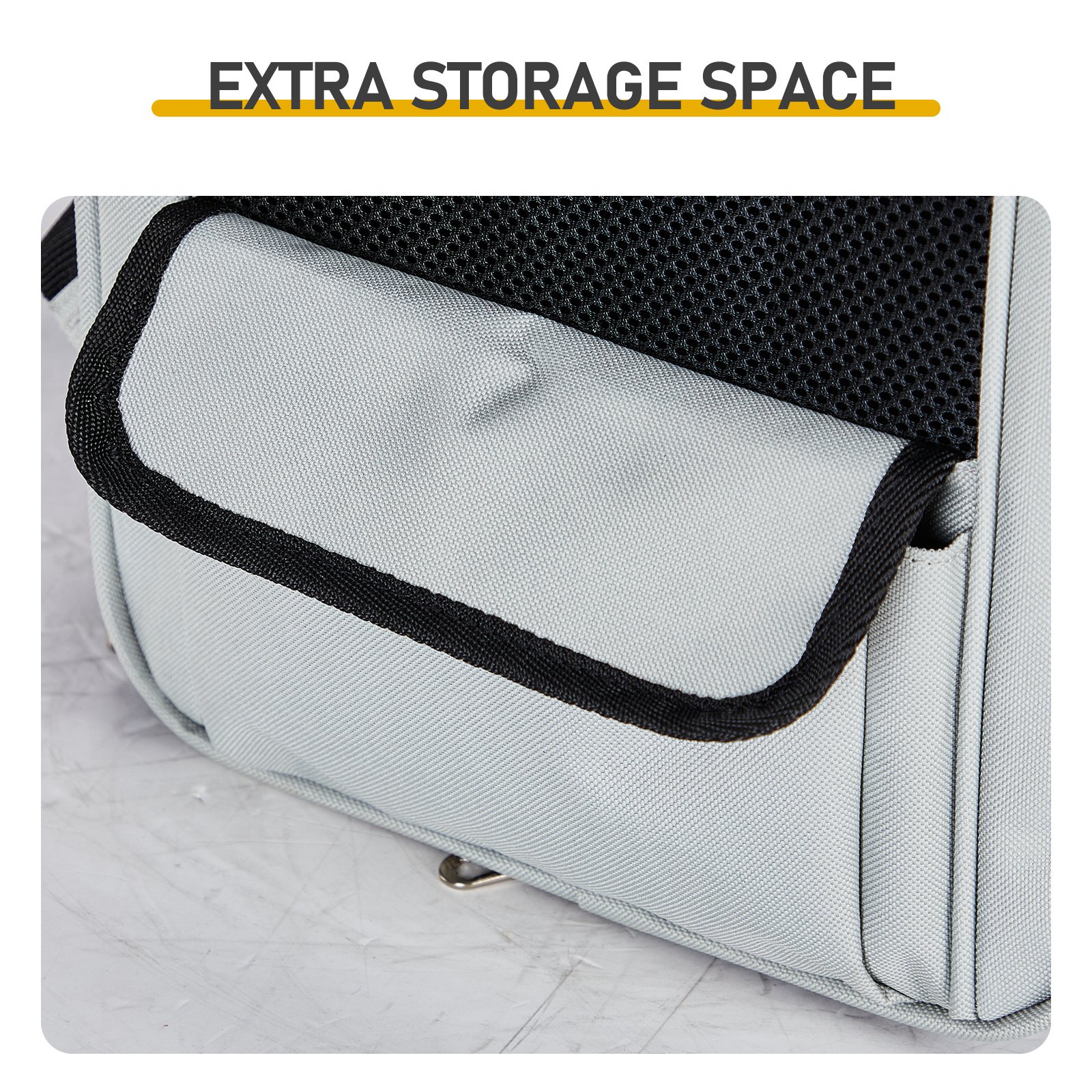 Pet Carrier Backpack, Expandable Cat Dog Carrier With Back Extension, Breathable Mesh Travel Backpack For Small Dogs Cats, Soft-Sided Pet Backpack Holds Up To 26 Lbs - Image 4