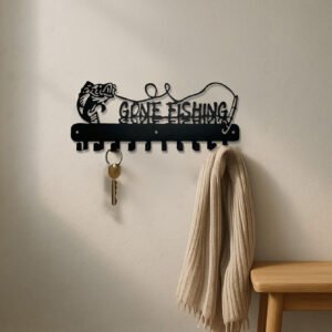 Black Metal Wall Hook Decor, Suitable For Organization, Tidy And Chic Space