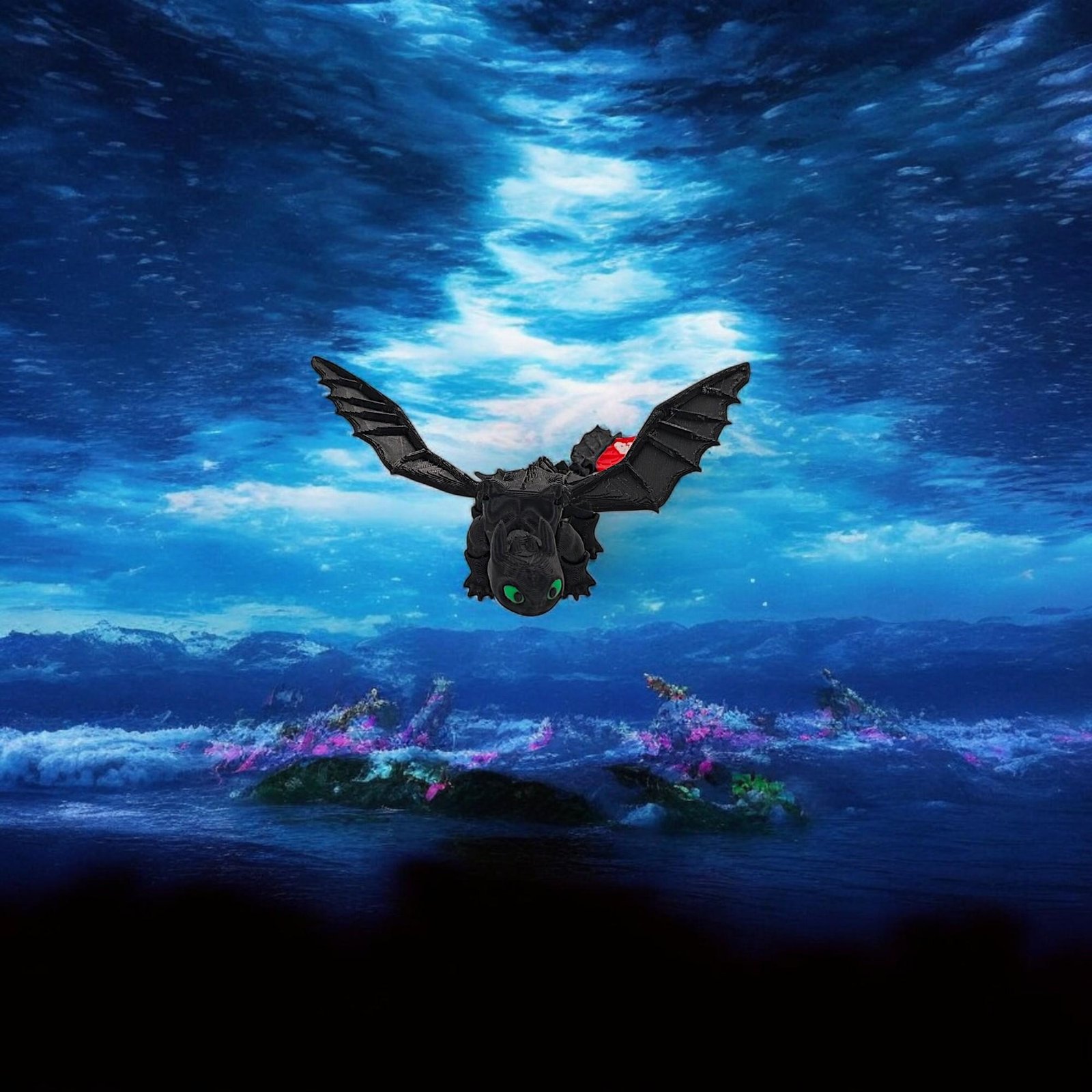 Toothless Dragon Cute Cool Design High Texture Exquisite Details Charming Appearance Dinosaur Fans Collectible Home Decorations - Image 4