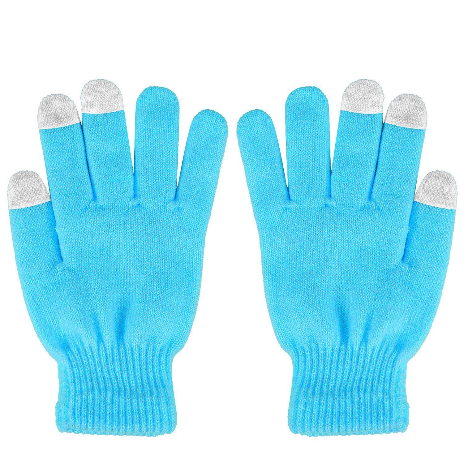 3 Color Options -- 1 Pair Unisex Winter Knit Gloves Touchscreen Outdoor Windproof Cycling Skiing Warm Gloves - Image 10