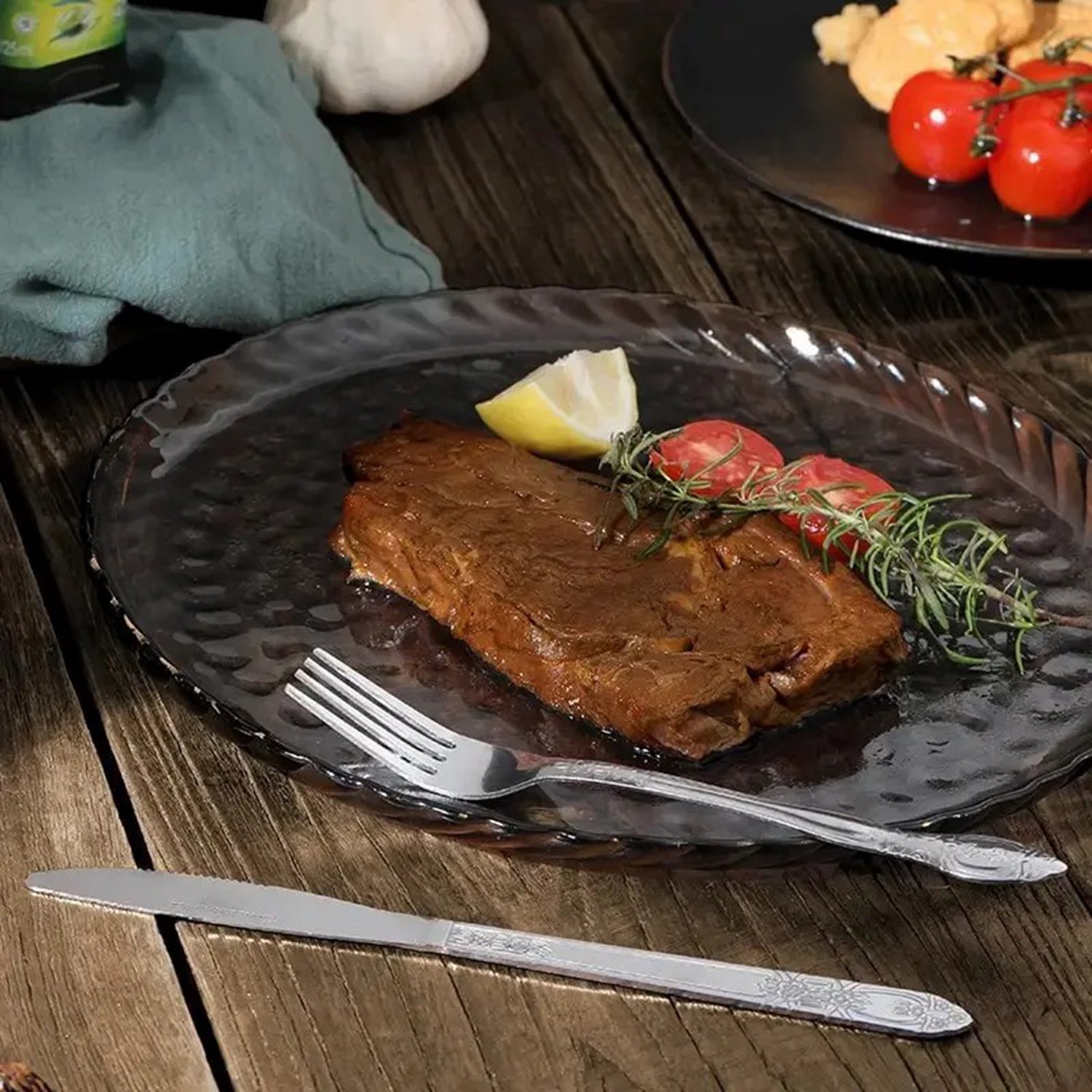 Deluxe Premium Cutlery Flatware Set For The Home - Stainless Steel Cutlery Service With 1 Dinner Fork, 1 Dinner Knife, 1 Dinner Spoon And 1 Tea Spoon - Durable, Elegant And Rust-resista - Image 7