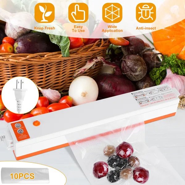Dry And Wet Electric Vacuum Sealer Machine Household Automatic Food Vacuum Sealer Quick Sealing System Machine - Image 8
