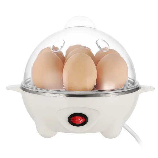 Electric Egg Cooker 7-Capacity BPA-Free Hard-Boiled Egg Maker W Auto-Off Measuring Cup - Image 6