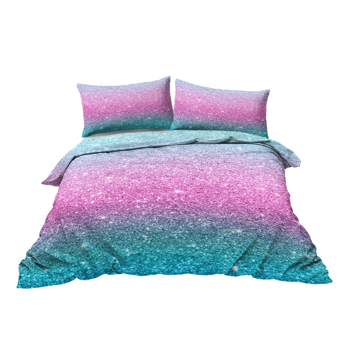 3PCS Ultra Soft Duvet Cover Set For Comforter Star Bedding Set Full Queen King Size - Image 2