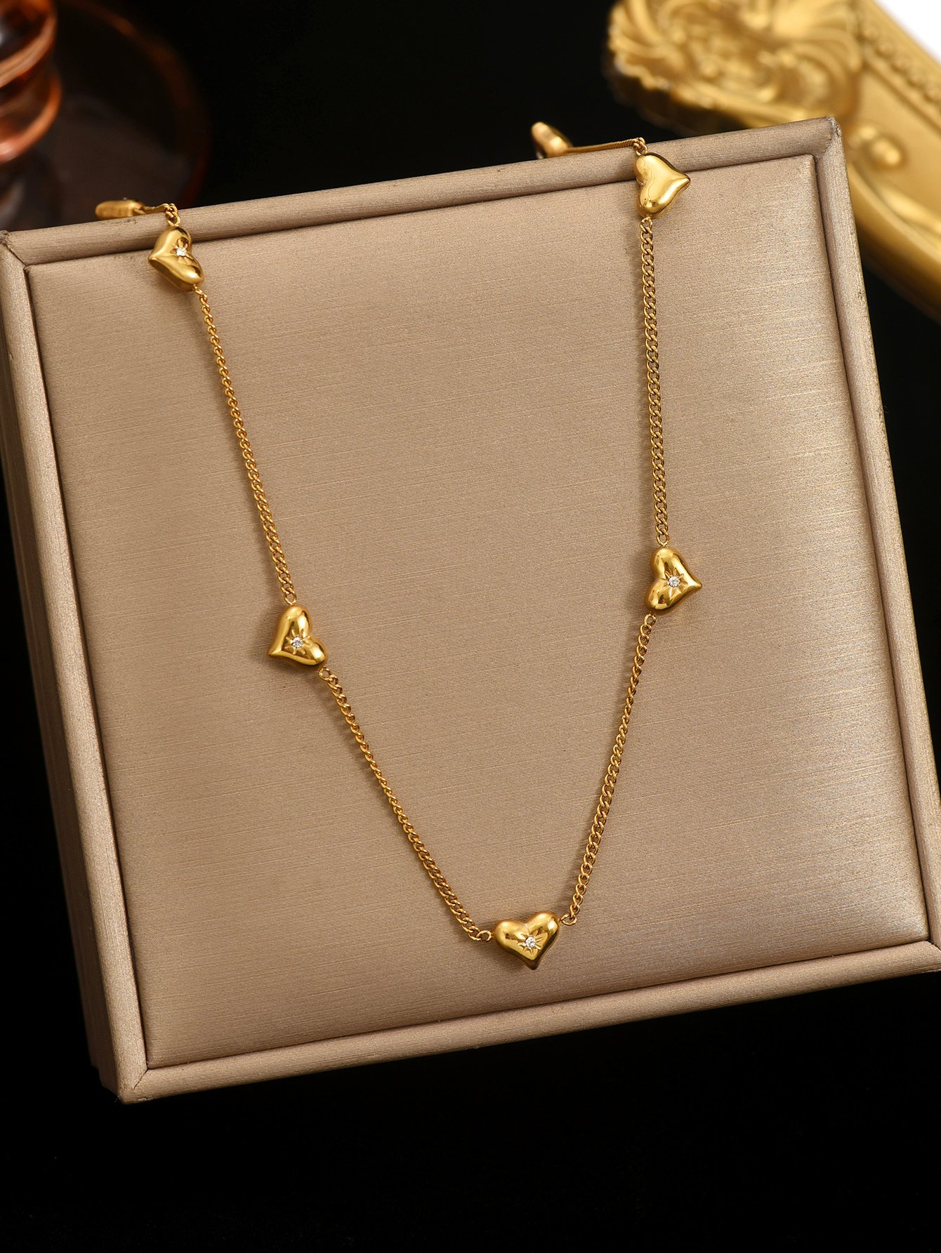 Modern Minimalist Heart Necklace - Image 4