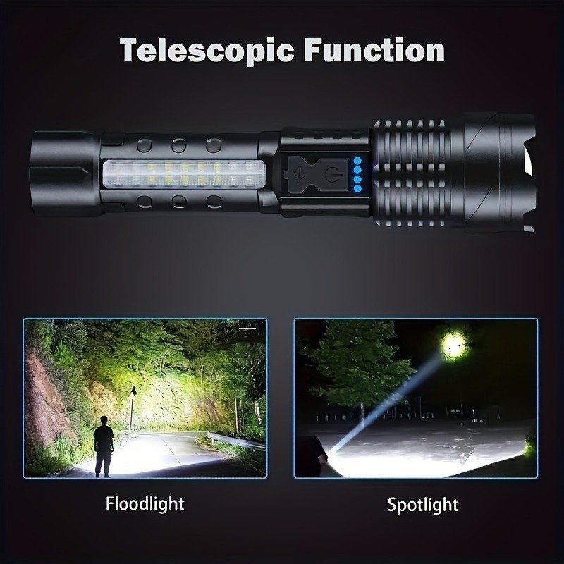 Two Pieces Of A76 Flashlights Can Handle All Situations Of Outdoor Exploration And Emergency Lighting. They Are A Must-have For Every Family - Image 3