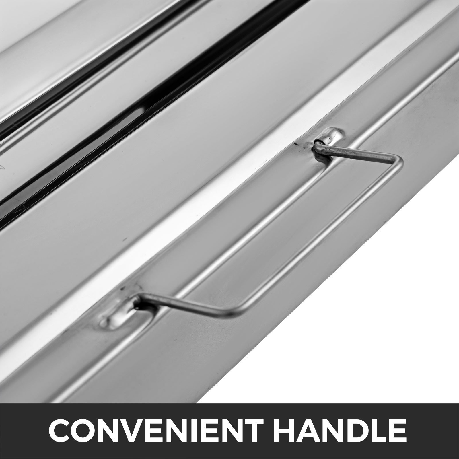 Pack Of 6 Hood Filters 19.5W X 24.5H Inch, 430 Stainless Steel 4 Grooves Commercial Hood Filters, Range Hood Filter For Grease Rated Commercial Kitchen Exhaust Hoods - Image 3