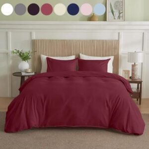 Serta Simply Clean Solid Duvet Cover