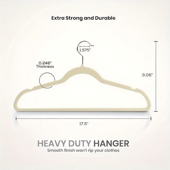 Flocked Hangers 30pc - Image 4