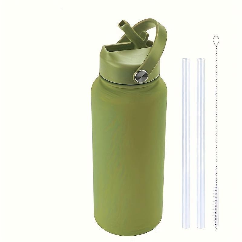 40 Oz Stainless Steel Sports Water Bottle With Straw Insulation, With 3 Lids ,straw Lid, Water Cup Lid,Please Note That This Product Is Shipped By Yourself For The Average Shipping Cost - Image 9