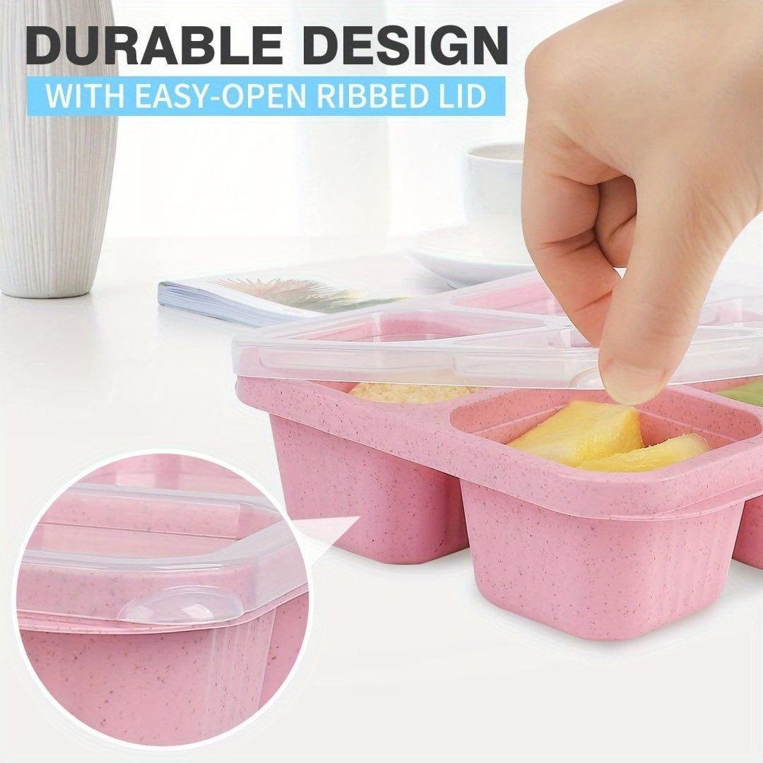 Portable Four-compartment Environmentally Friendly Daily Use Lunch Box - Image 2
