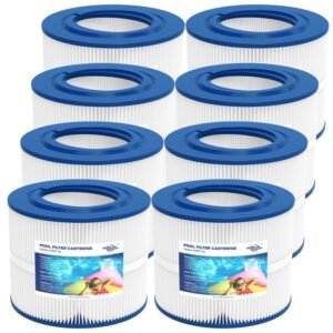 8 Pack PBF40M Spa Filter, PBF40 Hot Tub Filter Replacement, Compatible With Pleatco PBF40 And PBF40-M, Compatible With Bullfrog Wellspring 30 Coreless 10-00282 Filter