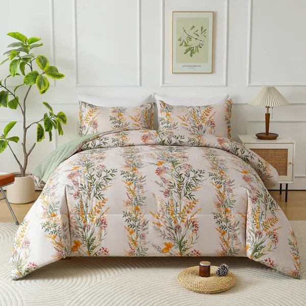 3pieces Comforter Set Queen Comforter X1 Pillowcasex2 Extremely Diverse Styles - Image 2