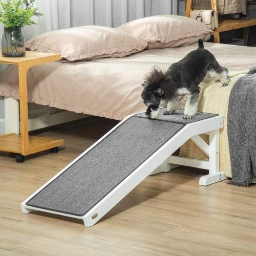 Ramp For Dog Bed, Pet Ramp For Dog With Non-slip Carpet And Top Platform - Image 8