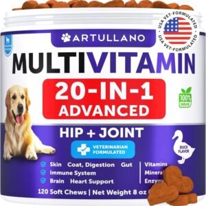 Do Not Sell On Amazon Dog Multivitamin Chewable With Glucosamine 20 In 1 Dog Vitamins And Supplements Senior & Puppy Multivitamin For Dogs Pet Joint Support Health Immunity Mobility Gut Skin 120 Chews