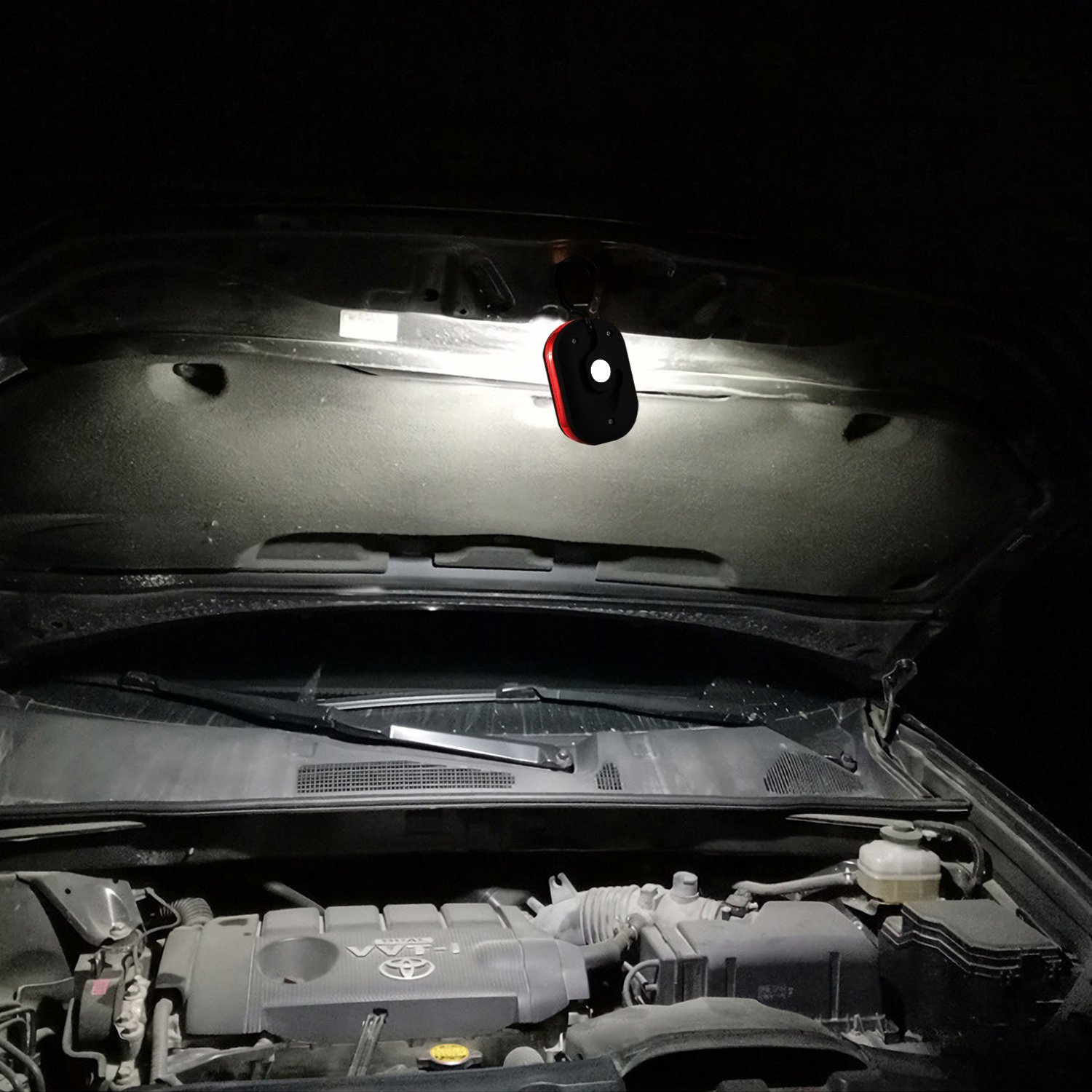 1Pc Magnetic LED Work Light With Hook Compact Flashlight For Camping Hiking Emergency - Image 4