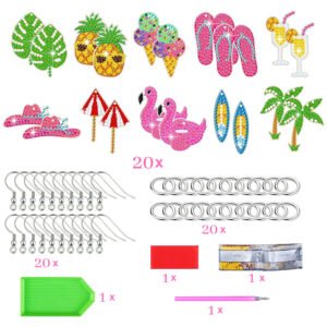 Rhinestone Earrings Making Kit