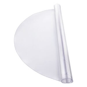PVC Table Protector 42 Inch Round Clear Plastic Desk Protector 2.0mm Thick