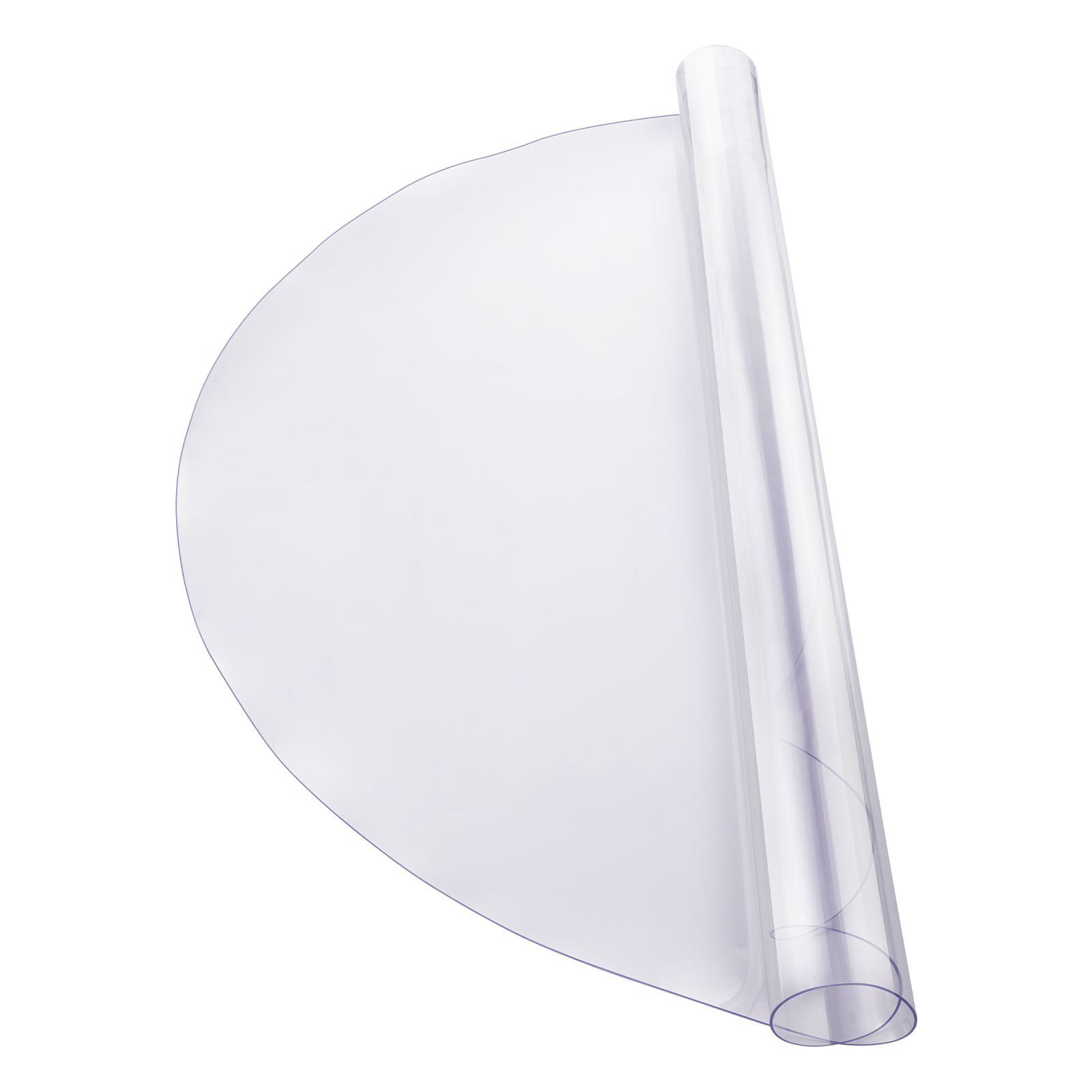 PVC Table Protector 42 Inch Round Clear Plastic Desk Protector 2.0mm Thick
